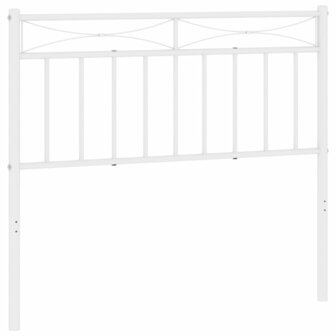 Hoofdbord 107 cm metaal wit 8721012210790 2