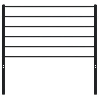 Hoofdbord metaal zwart 90 cm 8720845787837 4