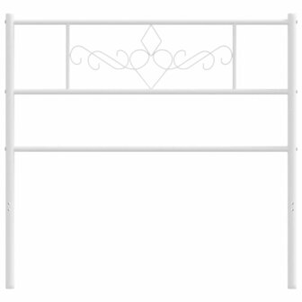 Hoofdbord 107 cm metaal wit 8721012048034 3