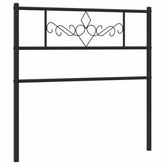 Hoofdbord 107 cm metaal zwart 8721012047549 2