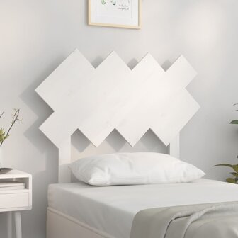 Hoofdbord 92x3x81 cm massief grenenhout wit 8720287010821 1