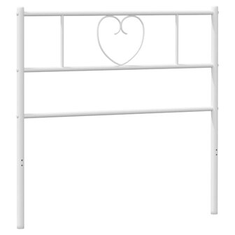 Hoofdbord 75 cm metaal wit 8721012048973 2