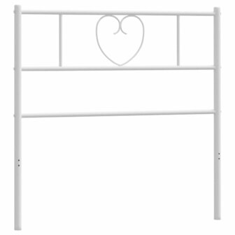 Hoofdbord 75 cm metaal wit 8721012048973 3