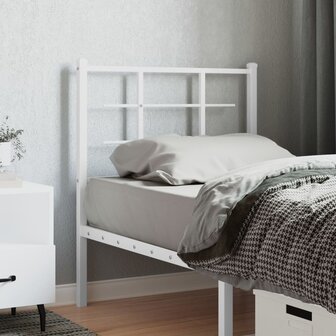 Hoofdbord 80 cm metaal wit 8721012304369 1