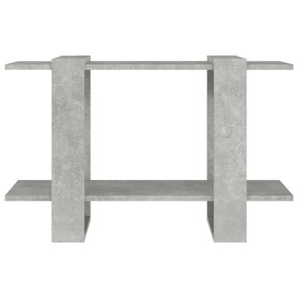 Boekenkast/kamerscherm 80x30x51 cm betongrijs 8720286842898 5