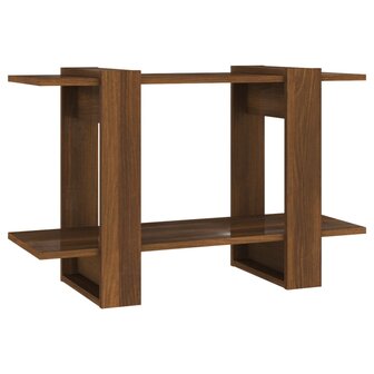 Boekenkast/kamerscherm 80x30x51 cm bruineikenkleurig 8720286844144 2