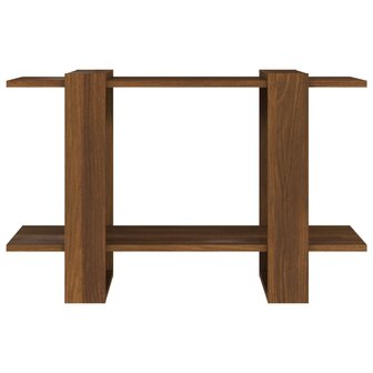 Boekenkast/kamerscherm 80x30x51 cm bruineikenkleurig 8720286844144 5