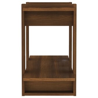 Boekenkast/kamerscherm 80x30x51 cm bruineikenkleurig 8720286844144 6