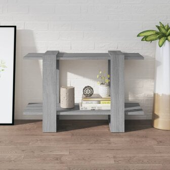 Boekenkast/kamerscherm 80x30x51 cm grijs sonoma eikenkleurig 8720286844137 3
