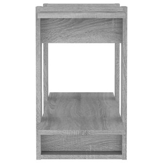 Boekenkast/kamerscherm 80x30x51 cm grijs sonoma eikenkleurig 8720286844137 6