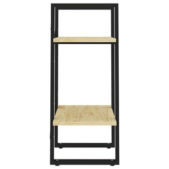 Boekenkast met 2 schappen 40x30x70 cm massief grenenhout 8720286567029 6