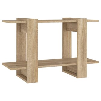 Boekenkast/kamerscherm 80x30x51 cm sonoma eikenkleurig 8720286842881 2