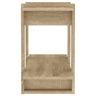 Boekenkast/kamerscherm 80x30x51 cm sonoma eikenkleurig 8720286842881 6