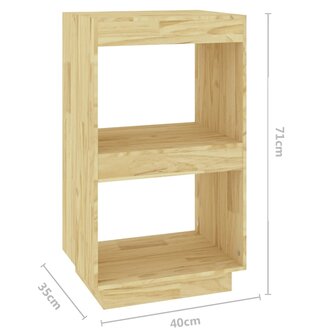 Boekenkast 40x35x71 cm massief grenenhout 8720286815700 8
