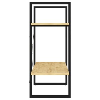 Boekenkast met 2 schappen 60x30x70 cm massief grenenhout 8720286567227 6
