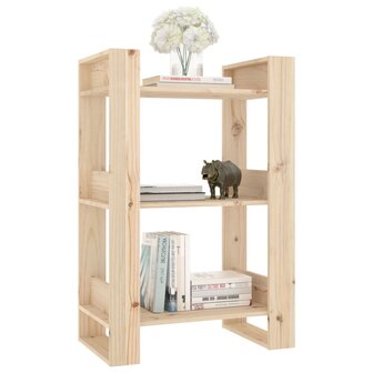 Boekenkast/kamerscherm 60x35x91 cm massief grenenhout 8720286905173 5