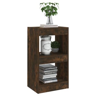 Boekenkast/kamerscherm 40x30x72 cm gerookt eikenkleurig 8720286844151 6