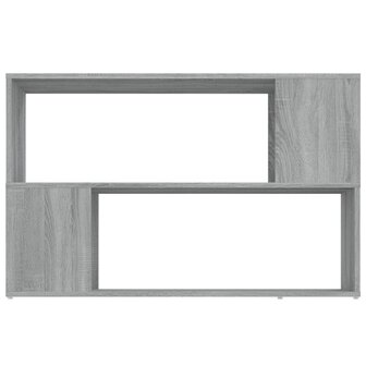 Boekenkast 100x24x63 cm bewerkt hout grijs sonoma eikenkleurig 8720286956922 5