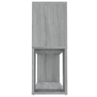 Boekenkast 100x24x63 cm bewerkt hout grijs sonoma eikenkleurig 8720286956922 6