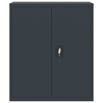Archiefkast 90x40x105 cm staal antracietkleurig 8720845889616 3