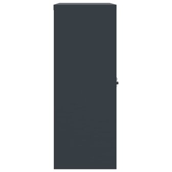 Archiefkast 90x40x105 cm staal antracietkleurig 8720845889616 5