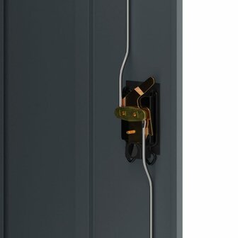 Archiefkast 90x40x105 cm staal antracietkleurig 8720845889616 8