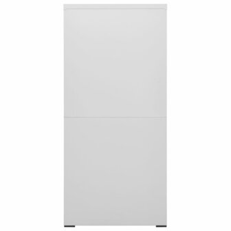 Archiefkast 46x62x133 cm staal lichtgrijs 8720286565919 3