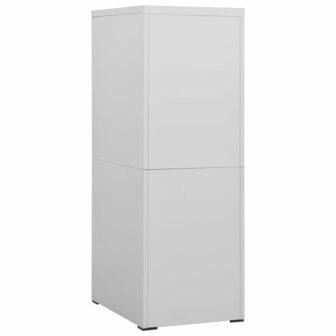 Archiefkast 46x62x133 cm staal lichtgrijs 8720286565919 4