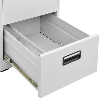 Archiefkast 46x62x133 cm staal lichtgrijs 8720286565919 7