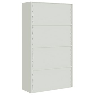 Archiefkast 105x40x180 cm staal lichtgrijs 8720845889913 6