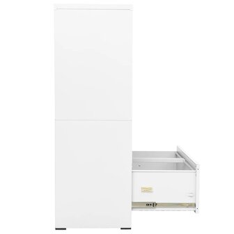 Archiefkast 90x46x134 cm staal wit 8720286566060 6