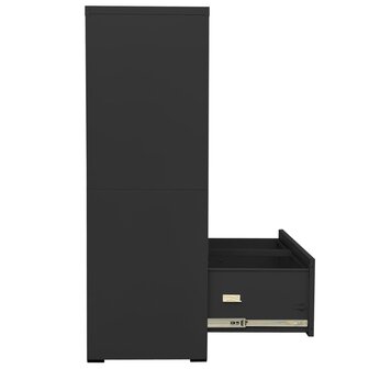 Archiefkast 90x46x134 cm staal antracietkleurig 8720286566091 6