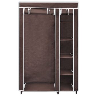 Kledingkast stof bruin 8718475829867 3
