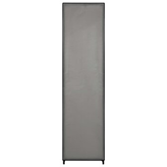 Kledingkast met 4 vakken 175x45x170 cm grijs 8719883564920 6