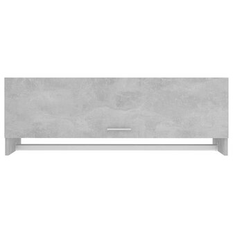 Kledingkast 100x32,5x35 cm bewerkt hout betongrijs 8720286609378 3