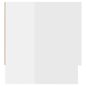 Kledingkast 100x32,5x35 cm bewerkt hout hoogglans wit 8720286609392 4