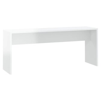 3-delige Eethoek spaanplaat hoogglans wit 8720286834336 8
