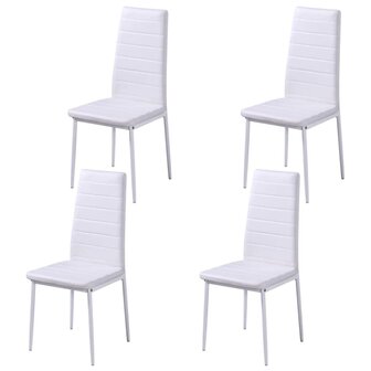 Eetkamerset 5-delig zwart en wit 8718475977988 5