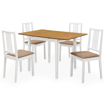 5-delige Eethoek MDF wit 8719883608266 1