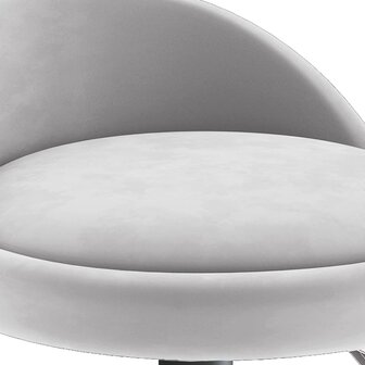 Barkruk fluweel lichtgrijs 8720286519707 7