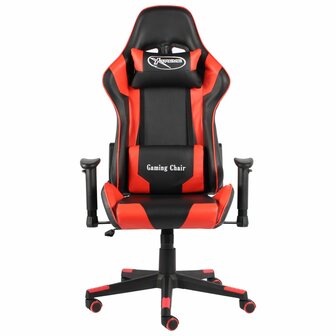 Gamestoel draaibaar PVC rood 8720286193358 2