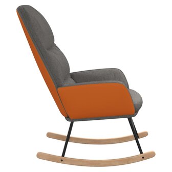Schommelstoel stof lichtgrijs 8720286819869 4