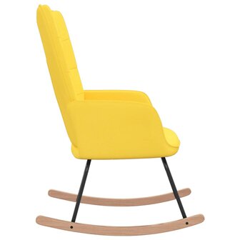 Schommelstoel stof mosterdgeel 8720286423851 3