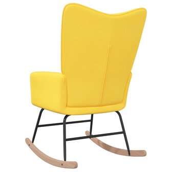Schommelstoel stof mosterdgeel 8720286423851 4