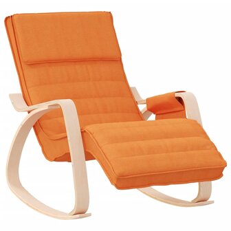 Schommelstoel stof donkergeel 8720845742911 2