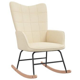 Schommelstoel stof cr&egrave;mekleurig 8720286423806 1