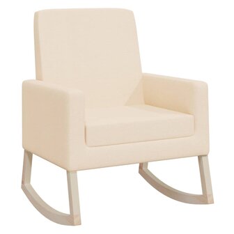 Schommelstoel stof cr&egrave;mekleurig 8720286444641 2