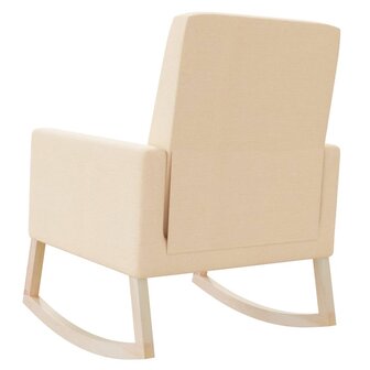 Schommelstoel stof cr&egrave;mekleurig 8720286444641 5