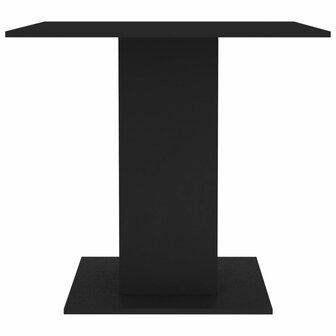 Eettafel 80x80x75 cm bewerkt hout zwart 8719883674148 4