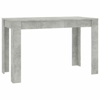 Eettafel 120x60x76 cm bewerkt hout betongrijs 8719883730905 2